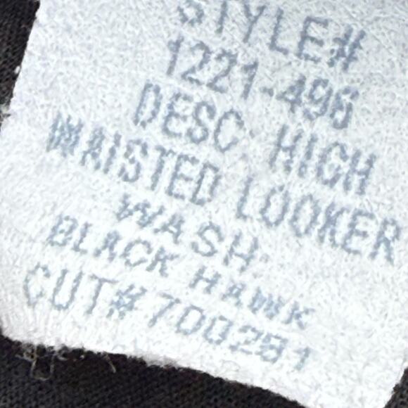 Mother Denim Jeans High Waisted Looker Night Hawk Black Size 24 USA made Stretch - Picture 8 of 8